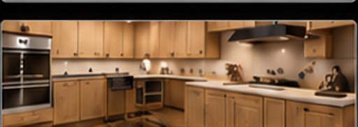Wood kitchen cabinetry and casework