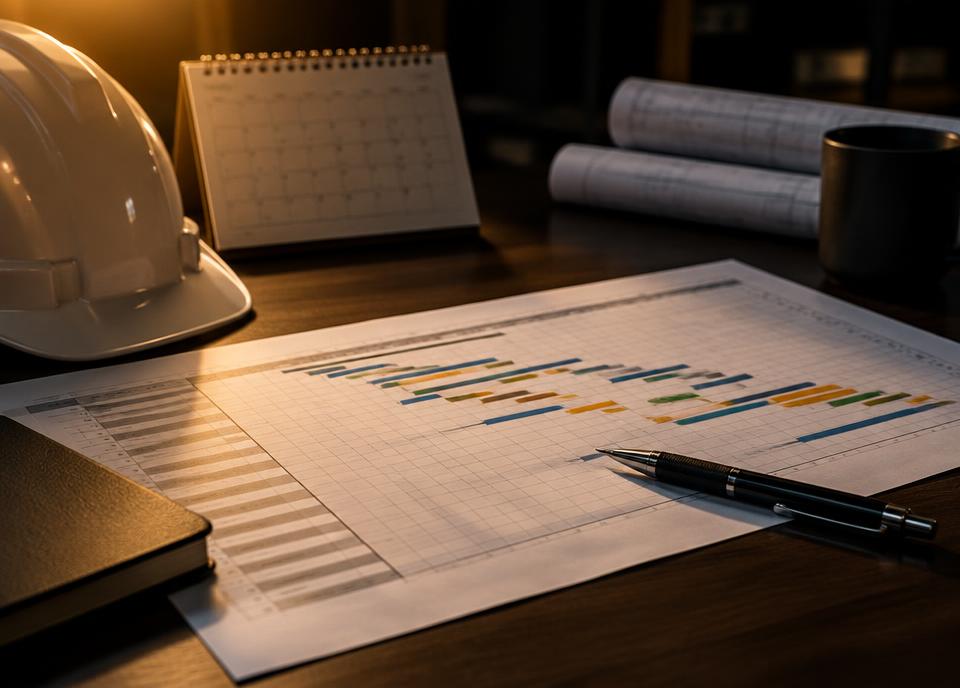 Construction project schedule and planning tools